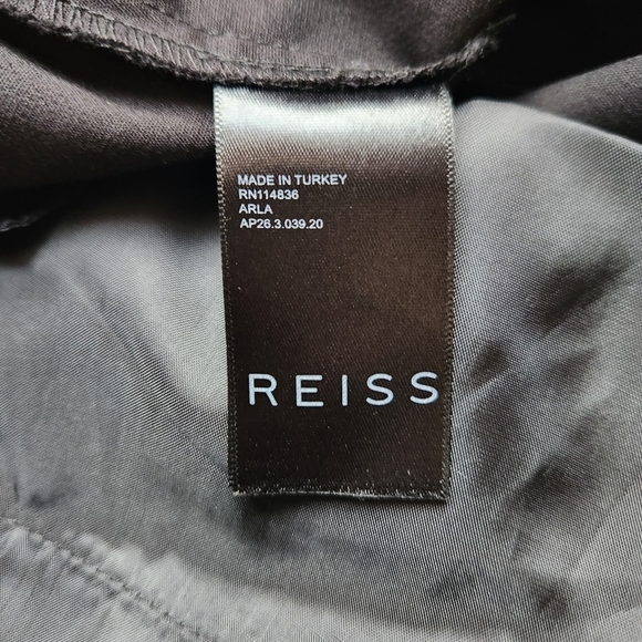 Reiss | Arla Skinny Stretch Cotton Blend Trouser Pants - Size 4 - Picture 10 of 11